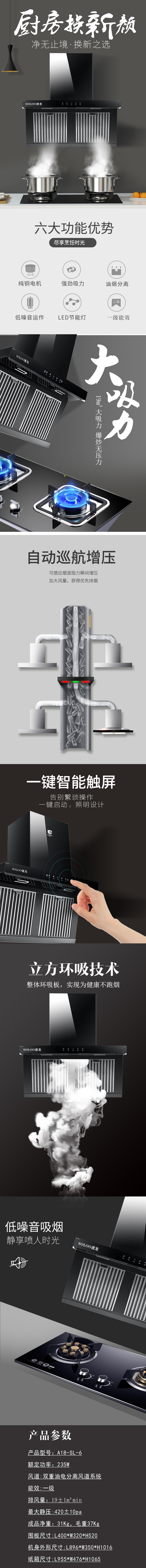 免清洗油煙分離煙機SL-6(圖2)